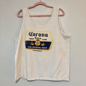 Vintage| Corona Graphic Tank Top